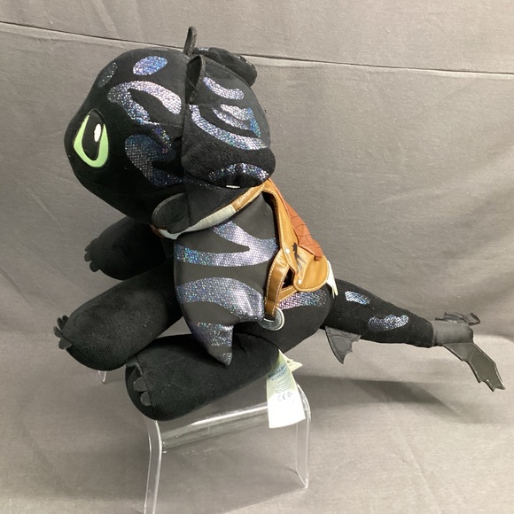 BUILD A BEAR HOW TO TRAIN YOUR DRAGON TOOTHLESS  SPECIAL EDITION BIOLUMINESCENT - Picture 6 of 16